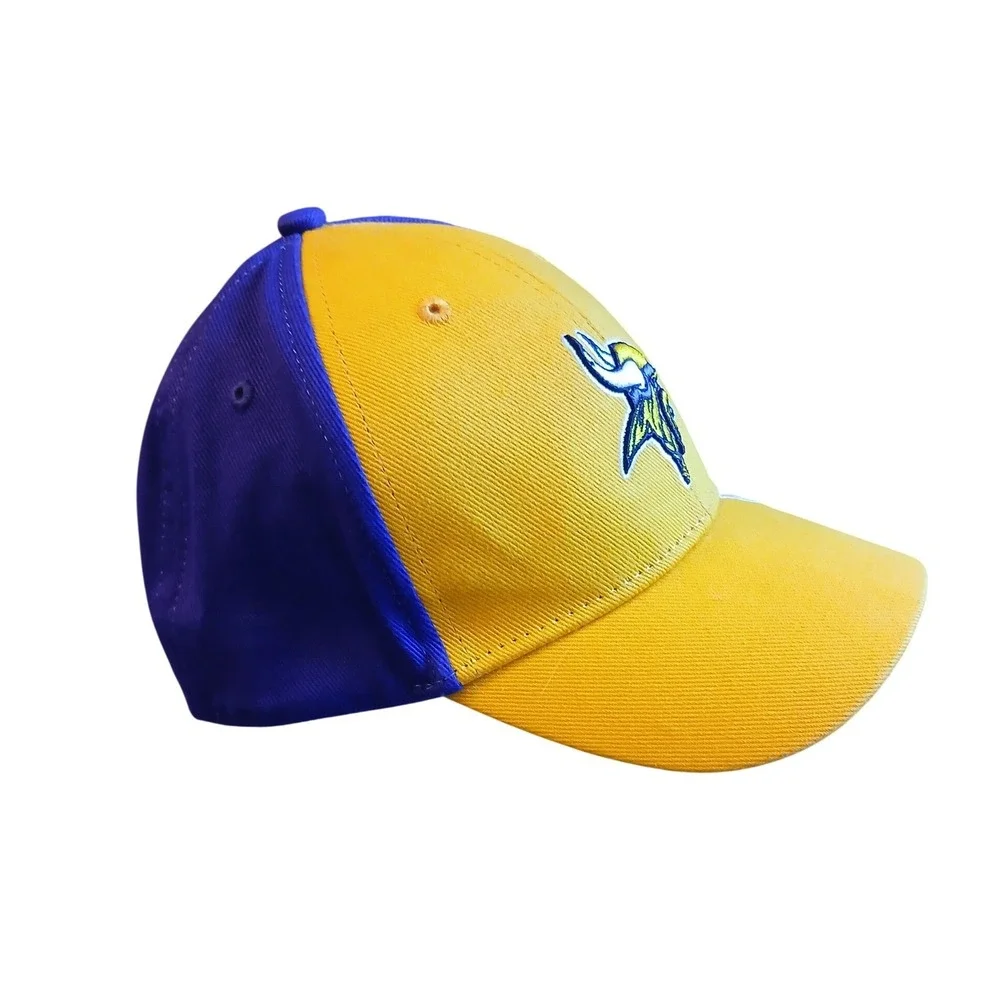 NFL Team Apparel Minnesota Vikings Kids‎ Hat Purple Gold Adjustable Baseball Cap